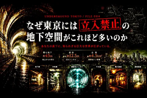なぜ東京には「立入禁止の地下空間」がこれほど多いのか。