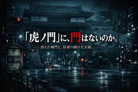 「虎ノ門」に、なぜ門はないのか。