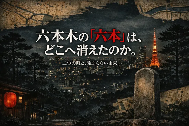 六本木の「六本」は、どこへ消えたのか。