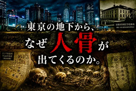 東京の地下から、なぜ「人骨」が出てくるのか。